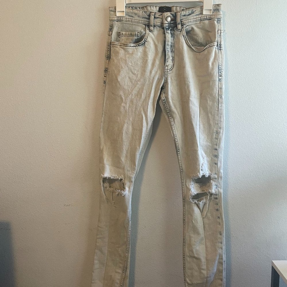 Acid Wash Skinny Jeans